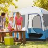 Camping Tent for 5 People with Mesh Windows and Carrying Bag
