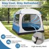 Camping Tent for 5 People with Mesh Windows and Carrying Bag