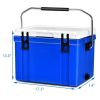 Portable Cooler Ice Box for Camping - 58 Quart Capacity, Blue