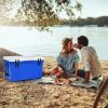 Portable Cooler Ice Box for Camping - 58 Quart Capacity, Blue