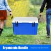 Portable Cooler Ice Box for Camping - 58 Quart Capacity, Blue