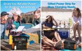 FlashFish 560W Portable Power Station – 11-Output Solar Generator