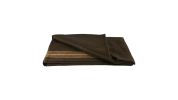 CAMEL STRIPED WOOL BLANKET-BROWN