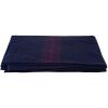RED-STRIPED NAVY WOOL BLANKET