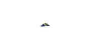 vidaXL Camping Tent Fabric 9 Persons Blue and Yellow