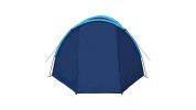 Waterproof Camping Tent 4 Persons Navy Blue/Light Blue
