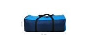 Waterproof Camping Tent 4 Persons Navy Blue/Light Blue
