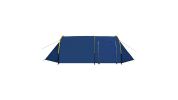 4-Person Camping Tent Navy Blue and Yellow