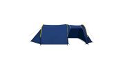 4-Person Camping Tent Navy Blue and Yellow
