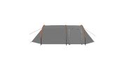 4-Person Compact Camping Tent Gray and Orange