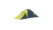 6-Person Family Tent  Blue and Yellow