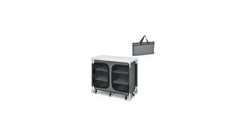 Outdoor Camping Cooking Table with Storage Organizer