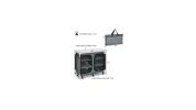 Outdoor Camping Cooking Table with Storage Organizer