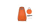12 Person Portable Pop Up Toilet Shower Tent Changing Room Shelter - Orange