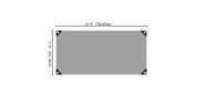 12 × 24 ft Heavy Duty Poly Tarp - Silver+Black for Camping & Outdoor Use