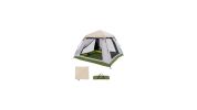 2-4 Person Instant Pop-up Camping Tent with Removable Rainfly - Color Beige