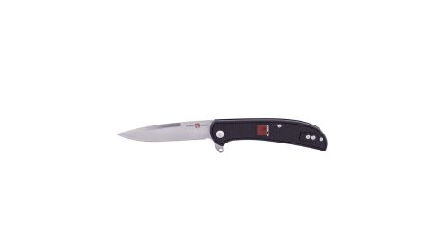 Knife UTAS CBB 8Cr 56HRC Satin 3.15in Trad GlNylon Black