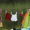 Portable Clothesline Windproof Clothes Rope Drying Rack Cloth Hanging Line
