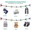 Portable Clothesline Windproof Clothes Rope Drying Rack Cloth Hanging Line