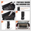 VEVOR Foldable Double Decker Wagon 400L Collapsible Wagon Cart with AllTerrain