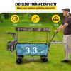 VEVOR Collapsible Folding Wagon with Removable Canopy-Camouflage