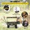 VEVOR Collapsible Folding Wagon with Removable Canopy-Camouflage