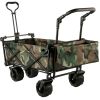 VEVOR Collapsible Folding Wagon with Removable Canopy-Camouflage