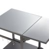 VEVOR Outdoor Grill Dining Cart with Double-Shelf