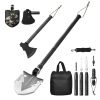 Survival Shovel Survival Axe 16-in-1 Camping Folding Shovels with Hatchet