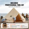 VEVOR 10-12 Person Canvas Glamping Bell Tent