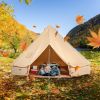 VEVOR 10-12 Person Canvas Glamping Bell Tent