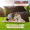 VEVOR Tarp 12x20 ft 16 Mil Thick-Brown