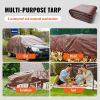 VEVOR Tarp 12x20 ft 16 Mil Thick-Brown