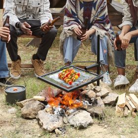 VEVOR Square Swivel Campfire Grill