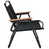 vidaXL Camping Chairs 2 pcs Oxford Fabric