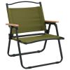 vidaXL Camping Chairs 2 pcs Oxford Fabric