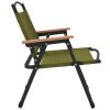 vidaXL Camping Chairs 2 pcs Oxford Fabric