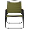 vidaXL Camping Chairs 2 pcs Oxford Fabric