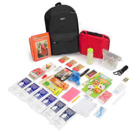 Keep-Me-Safe Children's 72 Hour Survival Kit (Color: Black)