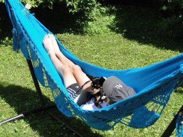 Nicaraguan Hammock - Deluxe (Color: Aqua)