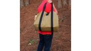 Outdoor Canvas Firewood Storage Bag Logging Tote Bag