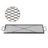 VEVOR X-Marks Fire Pit Grill Grate Rectangle Cooking Grate Heavy Duty Steel