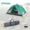 Instant Pop-Up Waterproof Camping Tent for 4-Person Shelter
