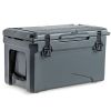 Rotomolded Cooler with Integrated Cup Holders and Bottle Opener