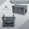 Rotomolded Cooler with Integrated Cup Holders and Bottle Opener