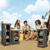 Folding Camping Storage Cabinet with 3 Shelves and Carry Bag