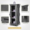 Folding Camping Storage Cabinet with 3 Shelves and Carry Bag