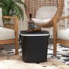 3-in-1 Portable Cooler Bar Table with Bottle Opener and Lift Top Lid
