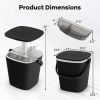 3-in-1 Portable Cooler Bar Table with Bottle Opener and Lift Top Lid