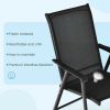 Patio Folding Chairs for Outdoor Camping - 4-Pack Portable Set